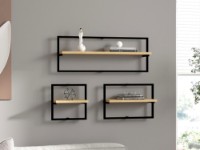 Set rafturi de perete Hanah Home Yeso Sapphire Oak imaginea #1 — magazin online Desire.md