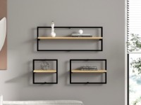 Set rafturi de perete Hanah Home Yeso Sapphire Oak imaginea #2 — magazin online Desire.md