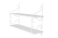 Raft de perete Hanah Home Seramoni 2'li Shiny White imaginea #2 — magazin online Desire.md
