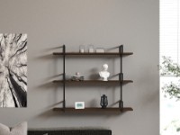 Настенная полка Hanah Home Uras Walnut фото №2 — интернет-магазин Desire.md
