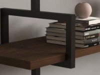 Настенная полка Hanah Home Uras Walnut фото №3 — интернет-магазин Desire.md