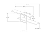 Raft de perete Hanah Home Mone Sapphire Oak imaginea #5 — magazin online Desire.md
