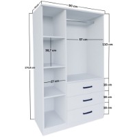 Garderoba Hanah Home Easy 1600-52 imaginea #9 — magazin online Desire.md