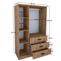 Garderoba Hanah Home Easy 1600-56 imaginea #7 — magazin online Desire.md