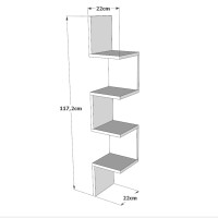 Настенная полка Hanah Home Wl9-W фото №4 — интернет-магазин Desire.md