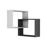 Raft de perete Hanah Home Ring White Anthracite imaginea #2 — magazin online Desire.md