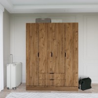 Garderoba Hanah Home 1600-046 Walnut imaginea #2 — magazin online Desire.md