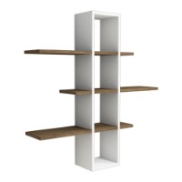 Raft de perete Hanah Home Ardo Walnut White imaginea #4 — magazin online Desire.md