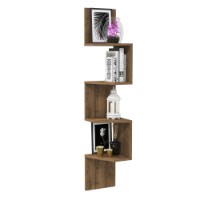 Настенная полка Hanah Home Desaldo Walnut фото №3 — интернет-магазин Desire.md