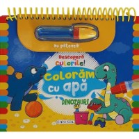 Carte de colorat pentru copii Girasol Dinozauri (243212)