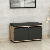 Обувница Hanah Home Drago Walnut Black