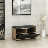 Обувница Hanah Home Drago Walnut Black фото №5 — интернет-магазин Desire.md