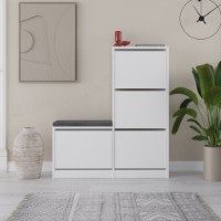 Rafturi pentru pantofi Hanah Home Dude White imaginea #3 — magazin online Desire.md
