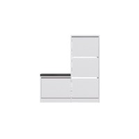 Rafturi pentru pantofi Hanah Home Dude White imaginea #4 — magazin online Desire.md