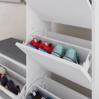 Rafturi pentru pantofi Hanah Home Dude White imaginea #5 — magazin online Desire.md