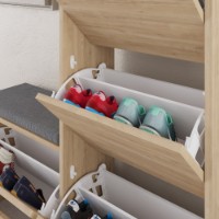 Обувница Hanah Home Dude Oak фото №5 — интернет-магазин Desire.md