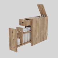 Dulap baie Hanah Home Calencia Oak imaginea #4 — magazin online Desire.md