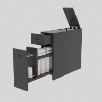 Dulap baie Hanah Home Calencia Anthracite imaginea #4 — magazin online Desire.md
