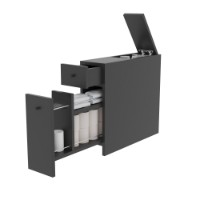 Dulap baie Hanah Home Calencia Anthracite imaginea #9 — magazin online Desire.md