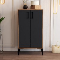 Обувница Hanah Home Prag Walnut Anthracite фото №2 — интернет-магазин Desire.md