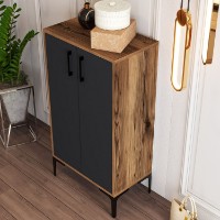 Обувница Hanah Home Prag Walnut Anthracite фото №4 — интернет-магазин Desire.md