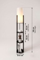 Lampadar Opviq Radiante Black imaginea #3 — magazin online Desire.md