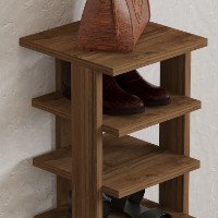 Обувница Hanah Home Ayka Walnut фото №3 — интернет-магазин Desire.md