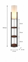 Lampadar Opviq Radiante Walnut imaginea #4 — magazin online Desire.md