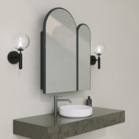 Шкаф с зеркалом Hanah Home Classe Cabinet - Black фото №3 — интернет-магазин Desire.md