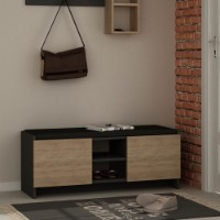 Обувница Hanah Home Zulla Anthracite Sonomo
