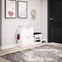 Обувница Hanah Home Trend White