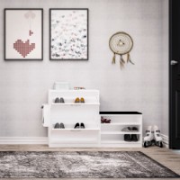 Обувница Hanah Home Trend White фото №3 — интернет-магазин Desire.md