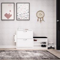 Обувница Hanah Home Trend White фото №4 — интернет-магазин Desire.md