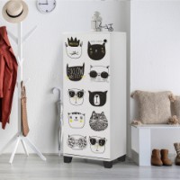 Обувница Hanah Home Filinta Cats White