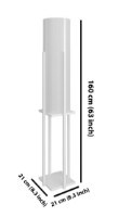 Lampadar Opviq Dor White imaginea #3 — magazin online Desire.md