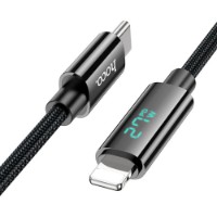 USB Кабель Hoco U125 Benefit PD Lightning Black