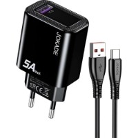 Încărcător Jokade JB141 with USB to Type-C Black imaginea #1 — magazin online Desire.md