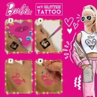 Set pentru creatie Lisciani My Glitter Tattoo Barbie (100958) imaginea #2 — magazin online Desire.md