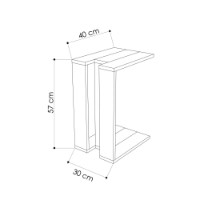 Лайт подставка Hanah Home Muju Oak Anthracite фото №3 — интернет-магазин Desire.md