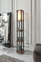 Lampadar Opviq Estantes Square Walnut