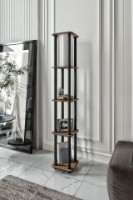 Lampadar Opviq Estantes Square Walnut imaginea #2 — magazin online Desire.md