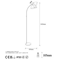 Lampadar Opviq Varzan 10855 imaginea #7 — magazin online Desire.md