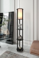 Lampadar Opviq Estantes Round Black