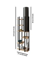 Lampadar Opviq Vogue Black Natural imaginea #2 — magazin online Desire.md