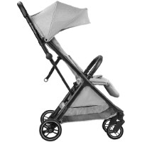 Carucior Kikka Boo Lauren Light Grey imaginea #4 — magazin online Desire.md
