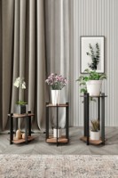 Set de suporturi pentru flori Hanah Home Flower Desk Square Walnut imaginea #2 — magazin online Desire.md