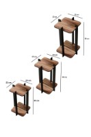 Set de suporturi pentru flori Hanah Home Flower Desk Square Walnut imaginea #5 — magazin online Desire.md