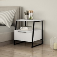 Noptieră Hanah Home Pal White v2