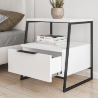 Noptieră Hanah Home Pal White v2 imaginea #2 — magazin online Desire.md