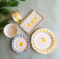 Set vase servit Casa Masa Lemon 26x16cm 6pcs (MSP104-SU3441) imaginea #3 — magazin online Desire.md